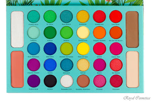 Docolor Tropical  Eyehadow Palette - 34 colors