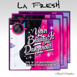 LA Fresh Eyes & Lips Waterproof Makeup Remover Wipes